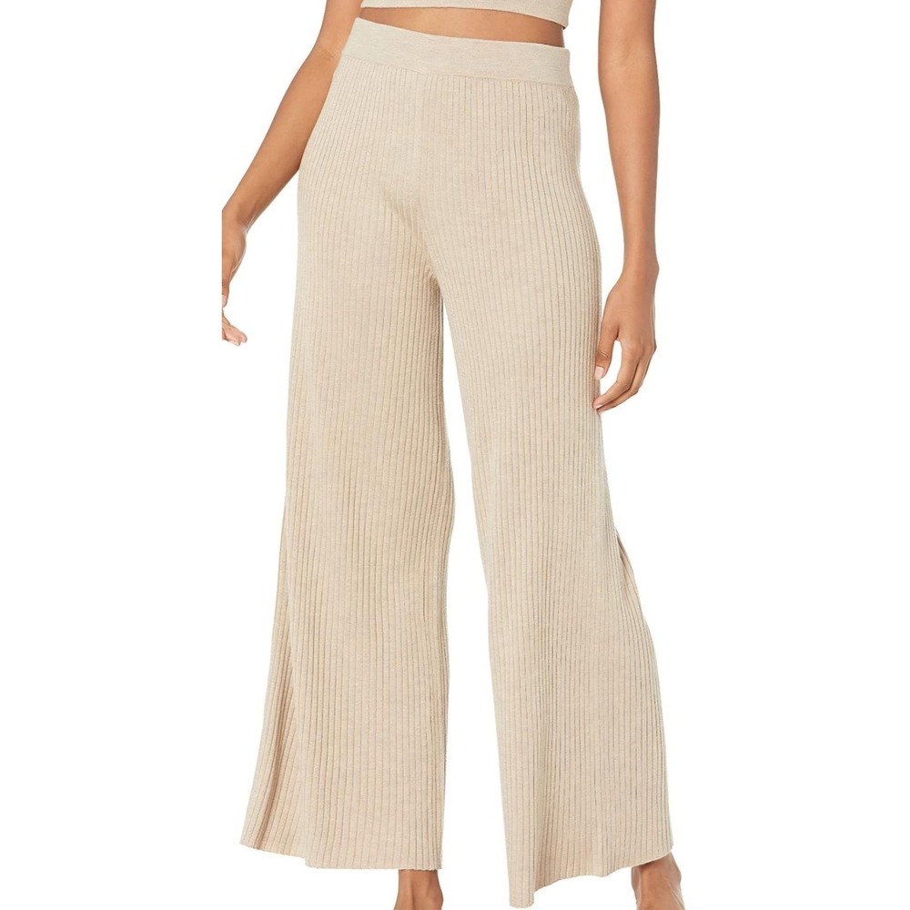 The Drop Women's The Drop Catalina Pull-on Rib Sweater Pants Lounge Wear Cozy Lg